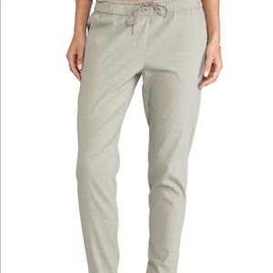 Theory Rhodri Linen Ankle Zip Jogger Pant